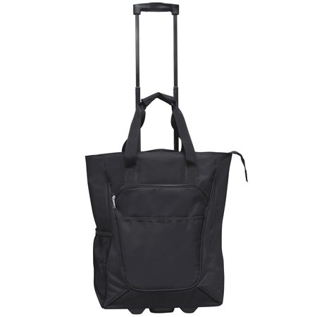 PREFERRED NATION Preferred Nation P1158.BLACK Rolling Tote; Black P1158.BLACK